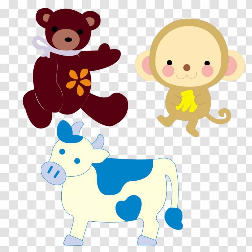 Cattle Clip Art - Fictional Character - Monkeys And Transparent PNG