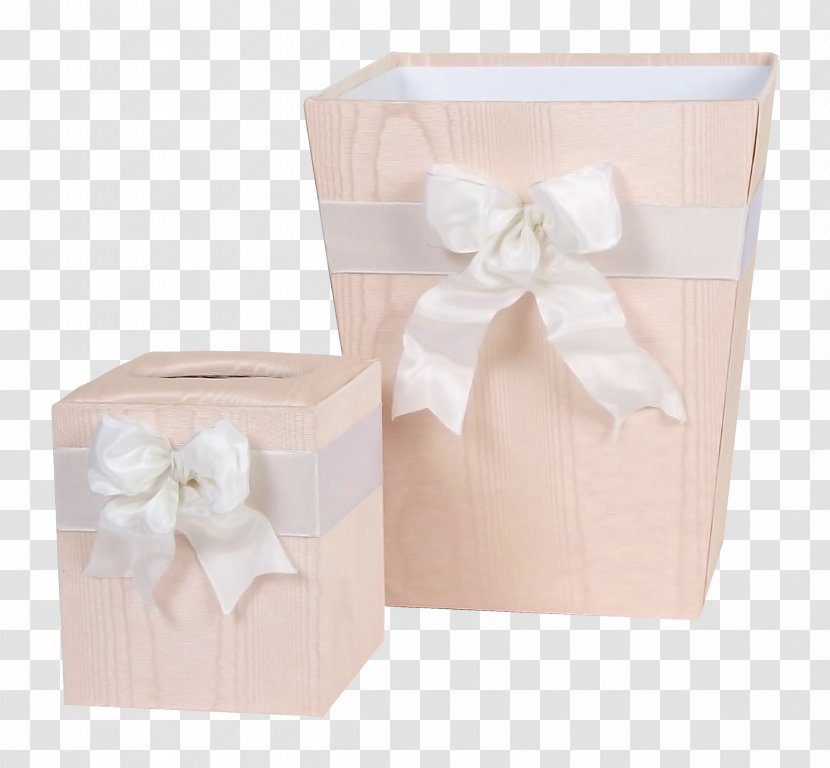 Baby Bedding Box Waste Container Nursery - Gift Ribbon Bow Transparent PNG