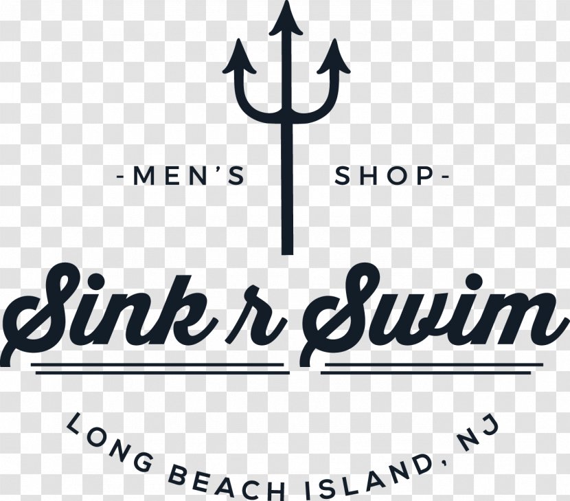 Sink R Swim Men's Shop Logo Beach Haven Brand Blue Water Cafe - SINK BATHROOM Transparent PNG