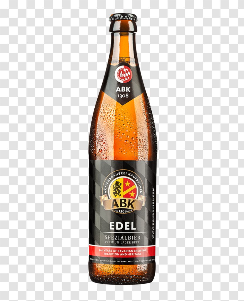 Lager Kaufbeuren Beer Bottle Helles - European Bitterness Unit Transparent PNG