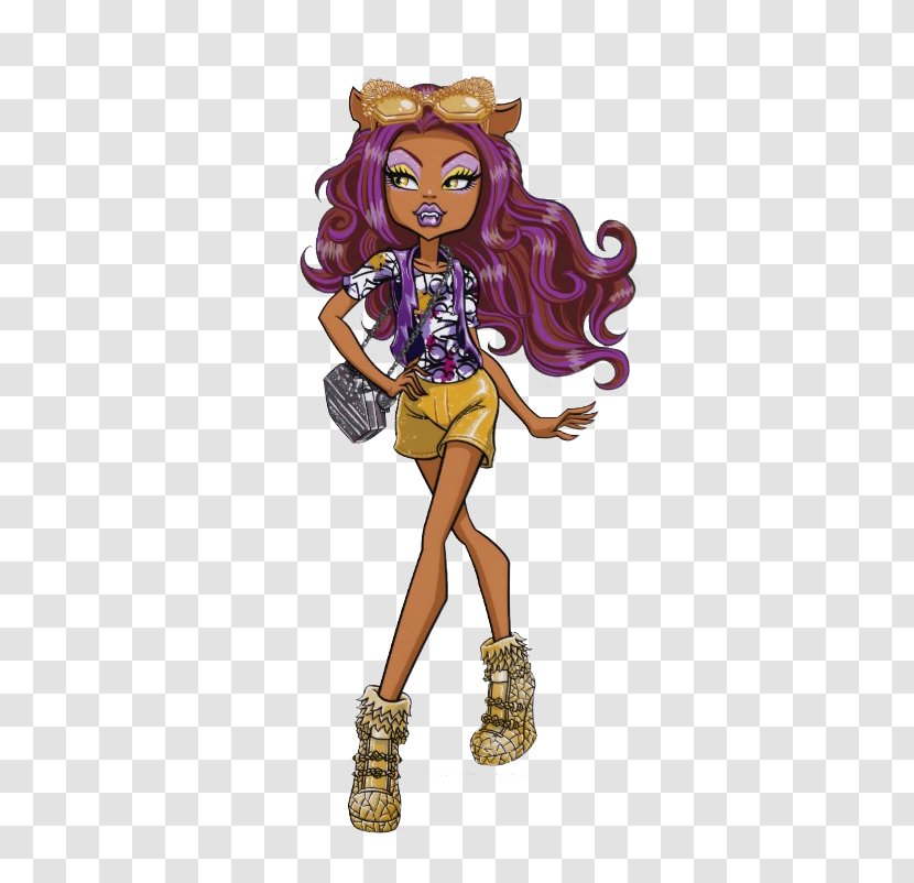Monster High Original Gouls CollectionClawdeen Wolf Doll Frankie Stein Draculaura - Fictional Character Transparent PNG