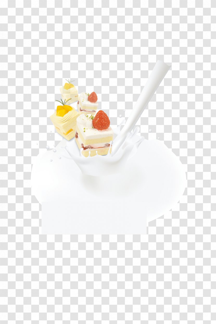 Cream Sponge Cake Yogurt Torte Milk - Drink Transparent PNG