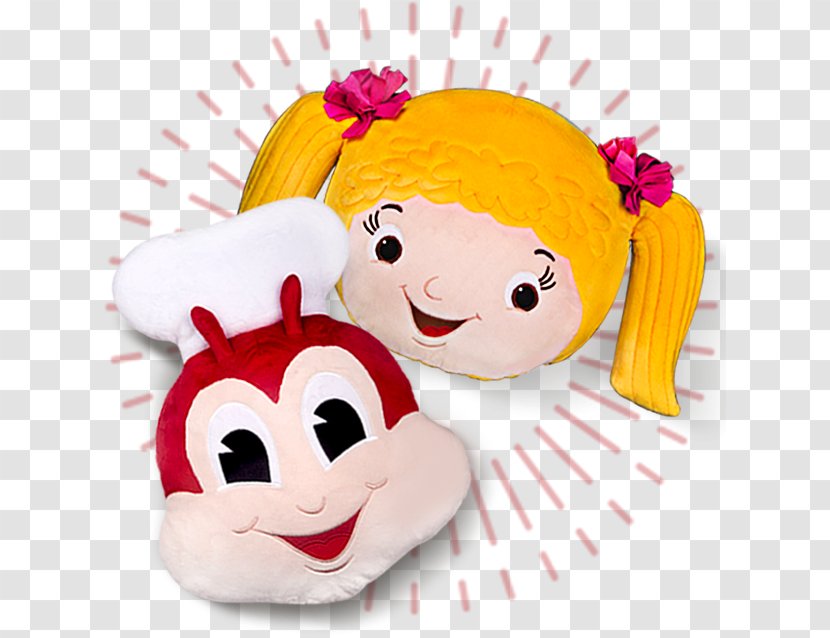 Jollibee Spaghetti Pillow Stuffed Animals & Cuddly Toys Celebrity - Smile Transparent PNG