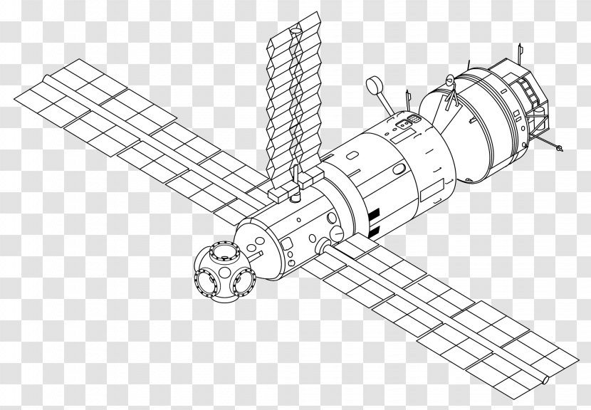Mir Core Module Space Station Kvant-2 Soyuz - String Instrument Accessory - Drawing Transparent PNG