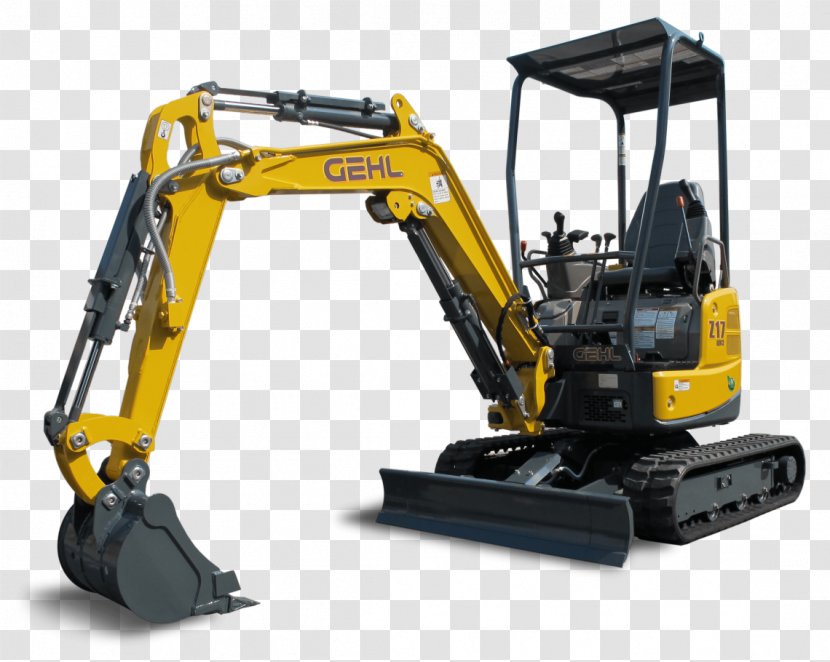 Compact Excavator Heavy Machinery Gehl Company Loader Transparent PNG