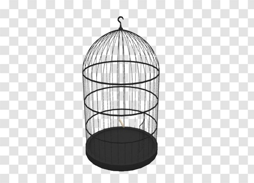Birdcage Domestic Canary 3D Modeling - 3d Warehouse - Dome Black Iron Cage Transparent PNG