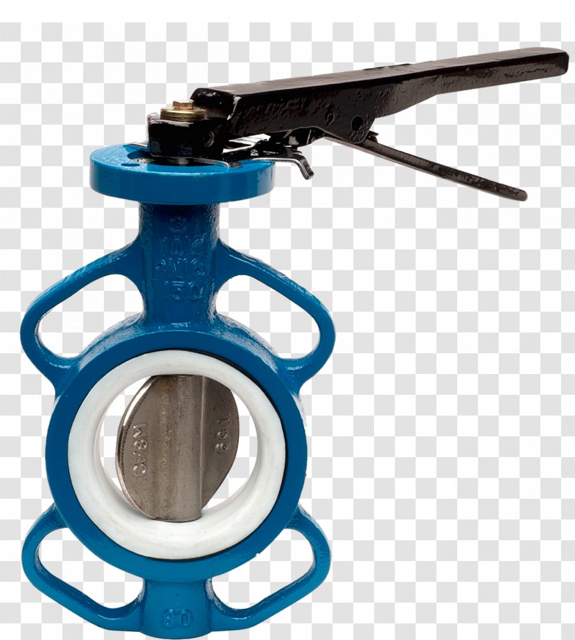 Butterfly Valve Ball Check Gate - Steel Casting - Screw Linear Actuator Transparent PNG