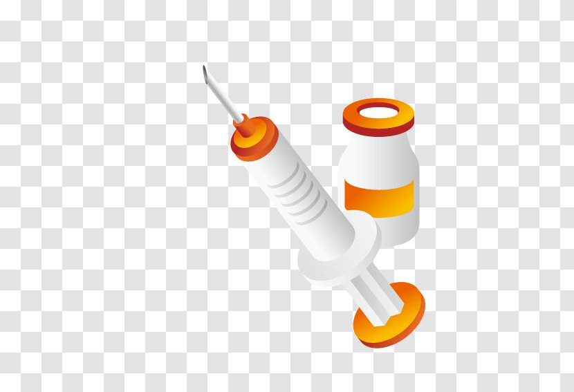 Syringe Icon - Yellow - Potion Transparent PNG