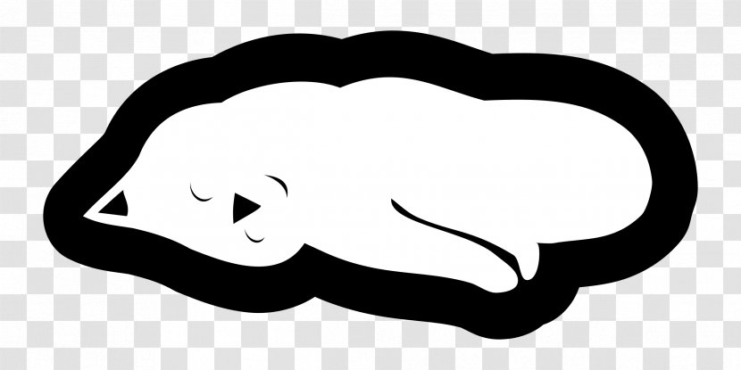 User Clip Art - Silhouette - Sleeping Transparent PNG