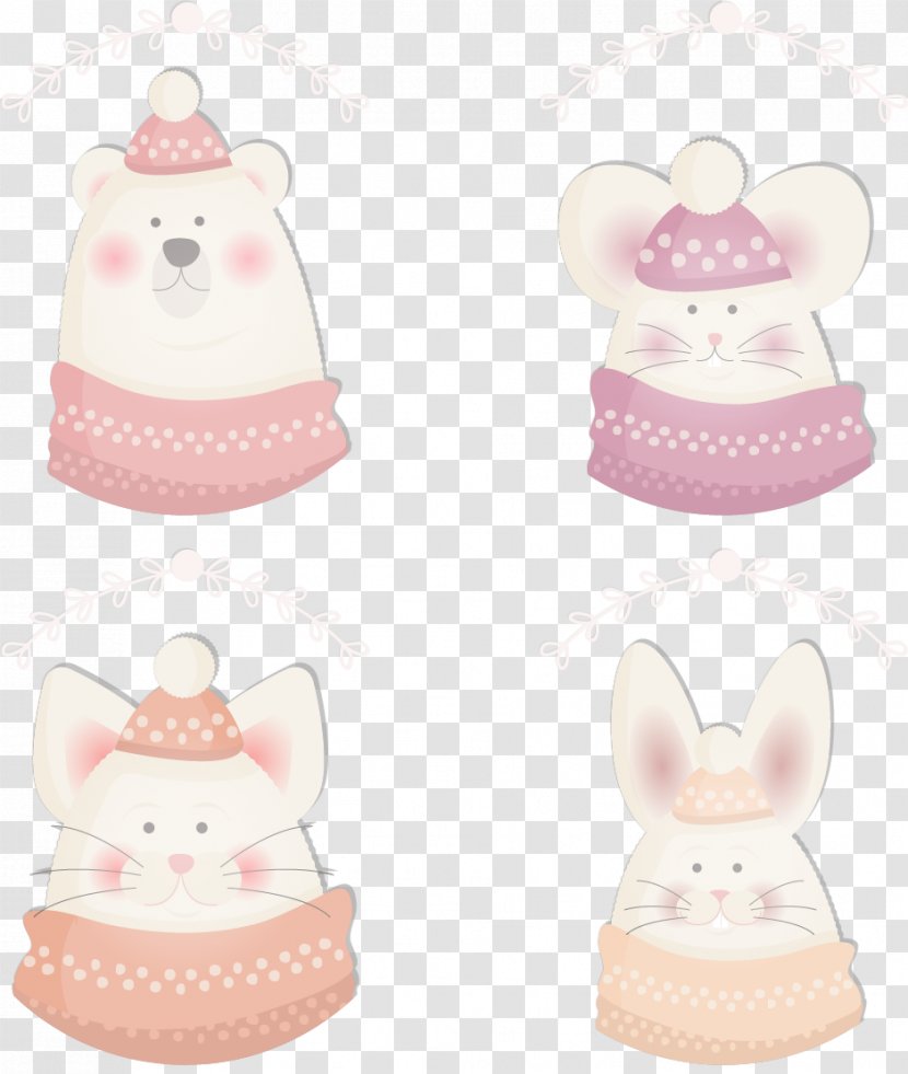 Avatar Animal - Winter - 4 Cute Animals Picture Transparent PNG