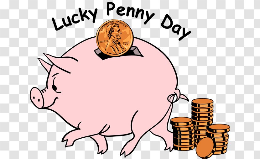 Penny Luck Clip Art - Home - Lucky Clipart Transparent PNG