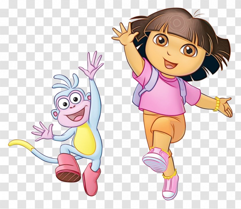 Dora The Explorer Swiper Cartoon Drawing JPEG - Recreation - Play Gesture Transparent PNG
