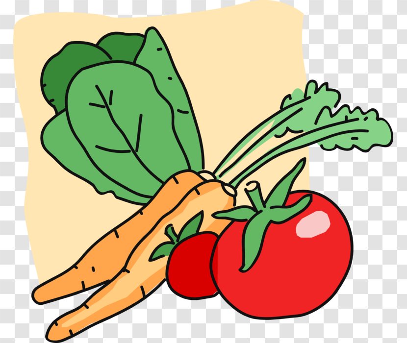 Clip Art Carrot Vegetable Cherry Tomato Plum - Food Transparent PNG