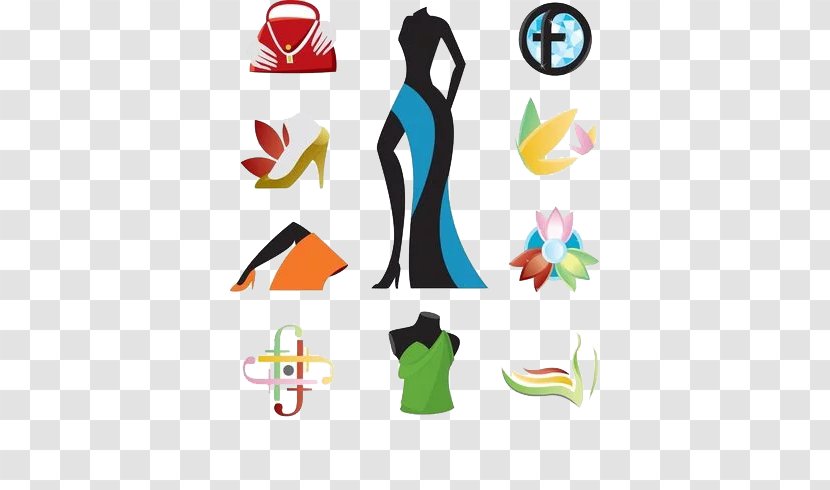 Logo Fashion Clothing - Designer - Vector Ladies Bag High Heels Transparent PNG