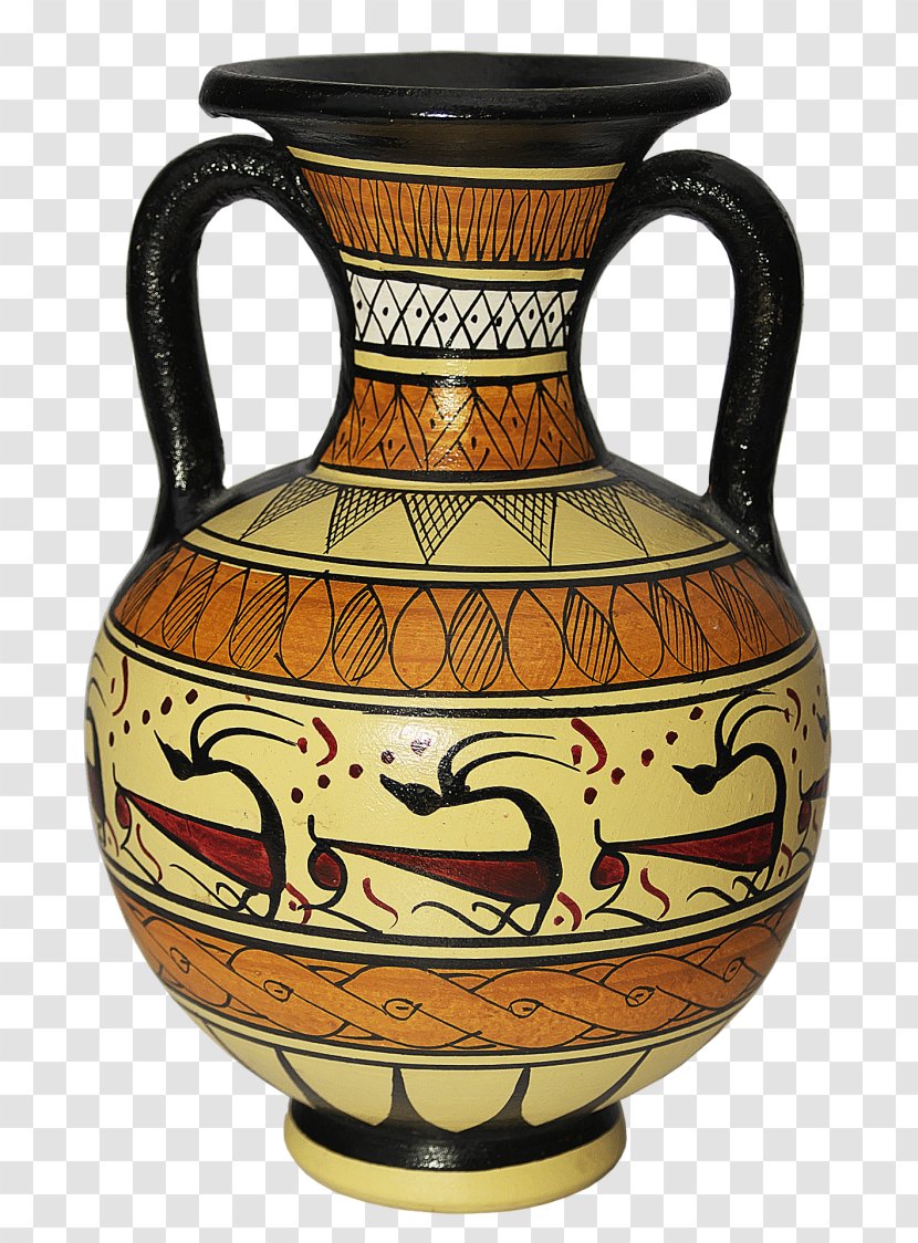 Vase Ceramic Pottery Jug Amphora Transparent PNG