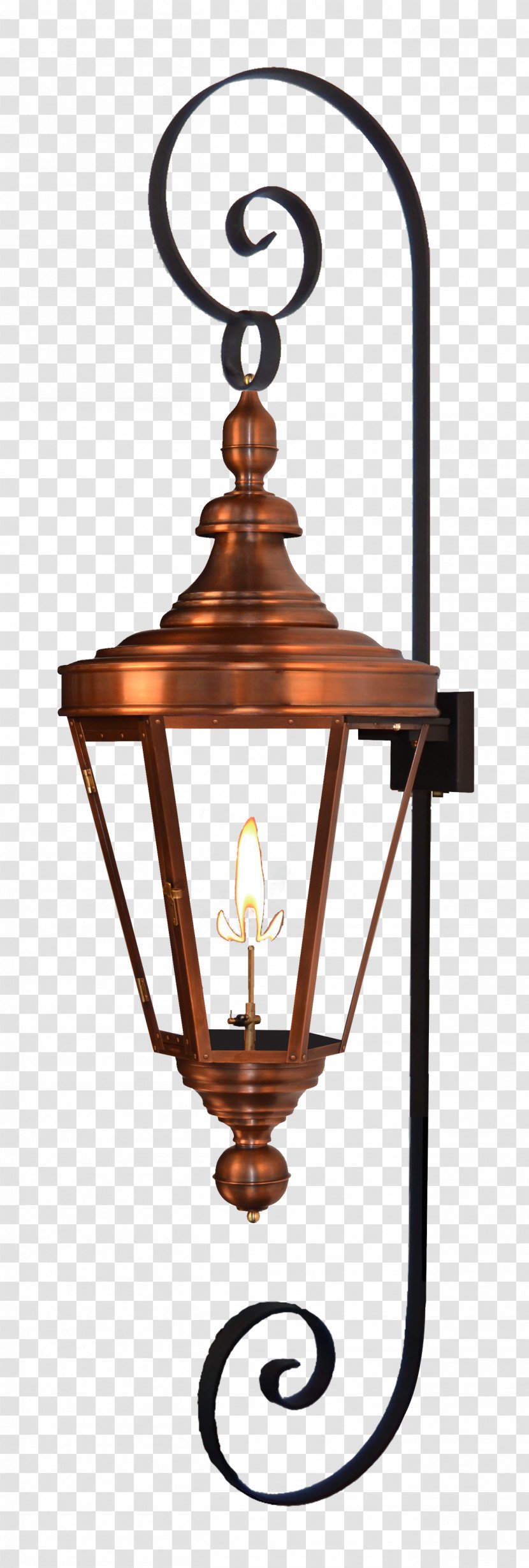 Lantern Gas Lighting Landscape Light Fixture - Electrical Filament Transparent PNG