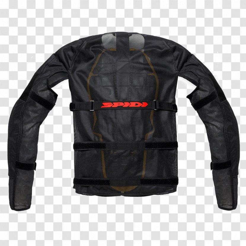Leather Jacket Clothing Motorcycle Gilet - Belt Transparent PNG