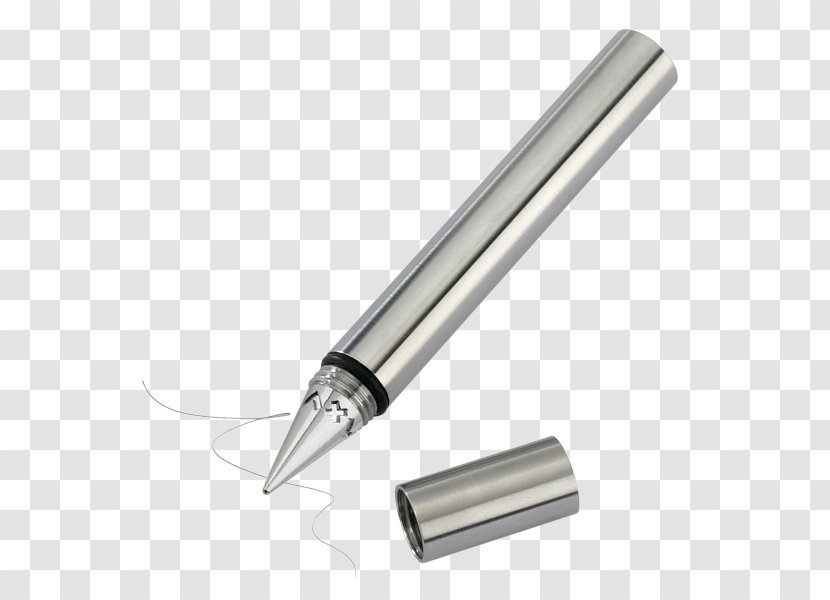 Paper Pencil Metal Ballpoint Pen - Nib - Curve Ring Transparent PNG