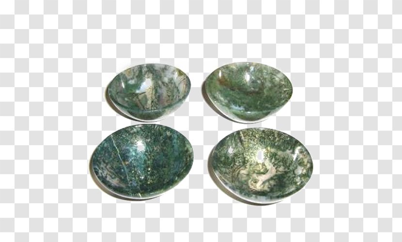 Khambhat Moss Agate Gemstone Bowl - Manufacturing Transparent PNG
