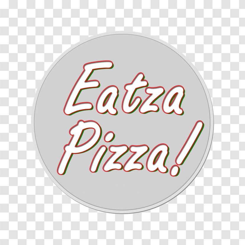 Brand Font Logo Maroon - Eating Pizza Transparent PNG