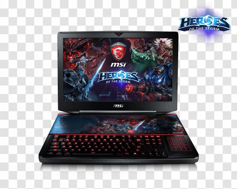 Laptop Graphics Cards & Video Adapters Extreme Performance Gaming Notebook With Mechanical Keyboard GT83VR Titan SLI Micro-Star International MSI - Computer Hardware Transparent PNG