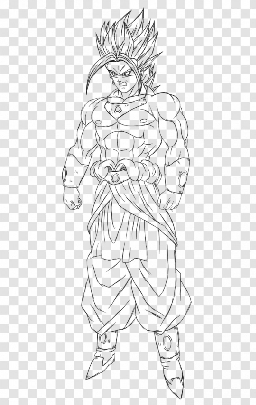 Bio Broly Goku Vegeta Gohan Super Saiya - Drawing Transparent PNG