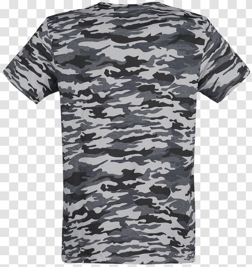 Military Camouflage T-shirt Sleeve - Tshirt Transparent PNG
