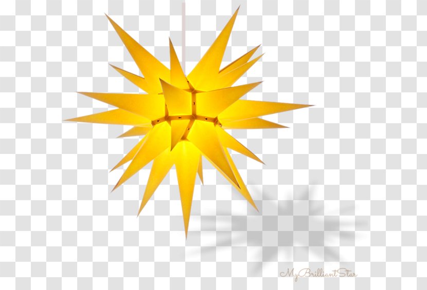 Paper Moravian Star Herrnhuter Sterne GmbH - Manufaktur ChurchYellow Stars Floating Transparent PNG