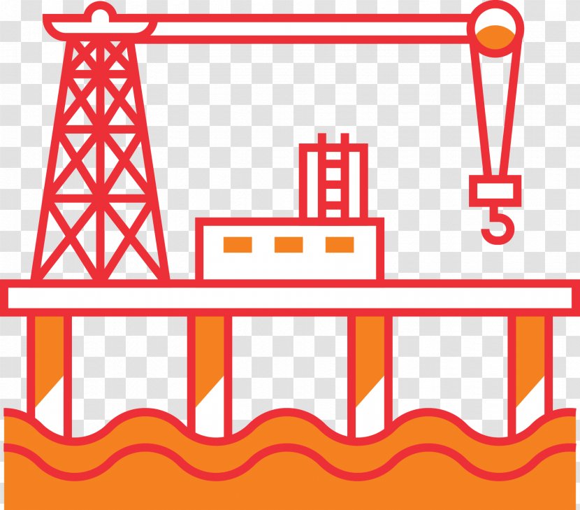 Petroleum Well Drilling Counterweight Crane Clip Art - Parallel Transparent PNG