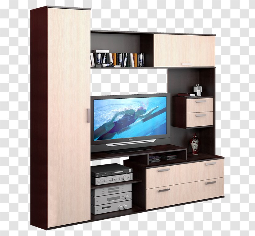 Magmebel' Katalog Produktsii Shelf Furniture Living Room - Chest Of Drawers - TV Cabinet Transparent PNG