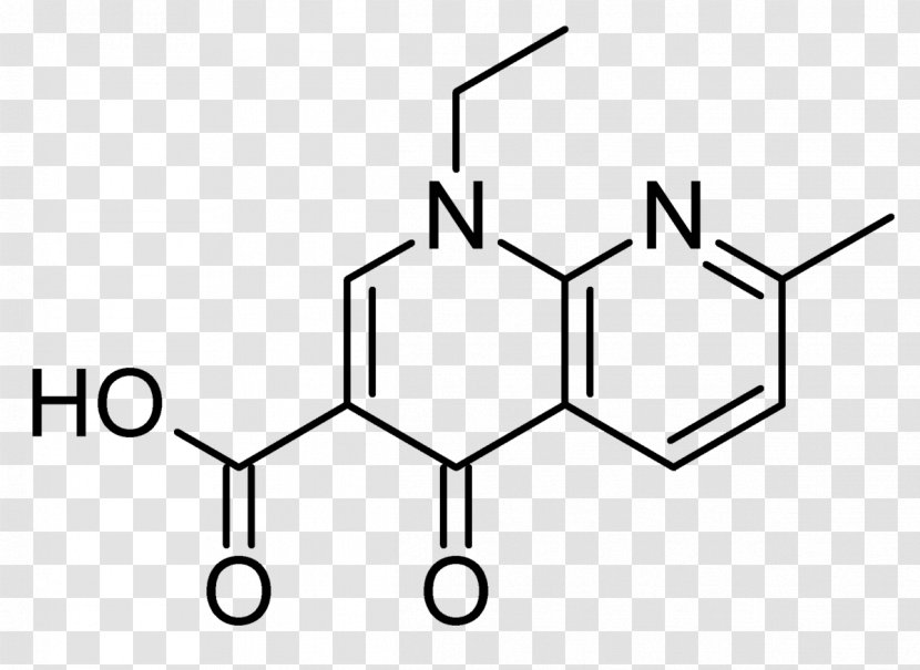 Nalidixic Acid Fluoroquinolone Antibiotics Antimicrobial Pharmaceutical Drug - Monochrome - Cold Ling Transparent PNG
