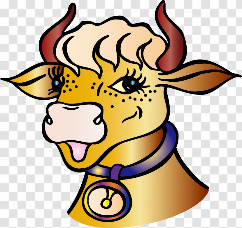 Cattle Ox Bovini - Bubalus - Cow Vector Transparent PNG