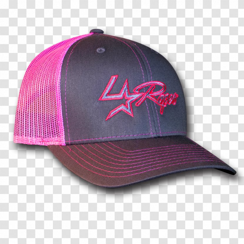 Baseball Cap Mesh Hat Pink - Black Transparent PNG