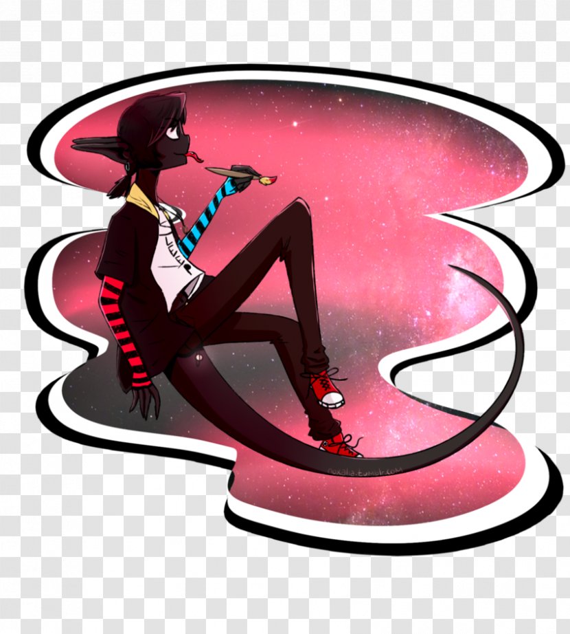 Pink M Character Shoe Fiction - Space Man Transparent PNG