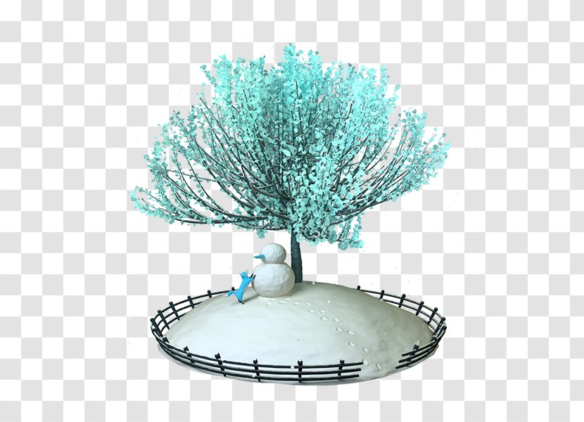 3D Computer Graphics Digital Art Illustration - Branch - Snowman Transparent PNG