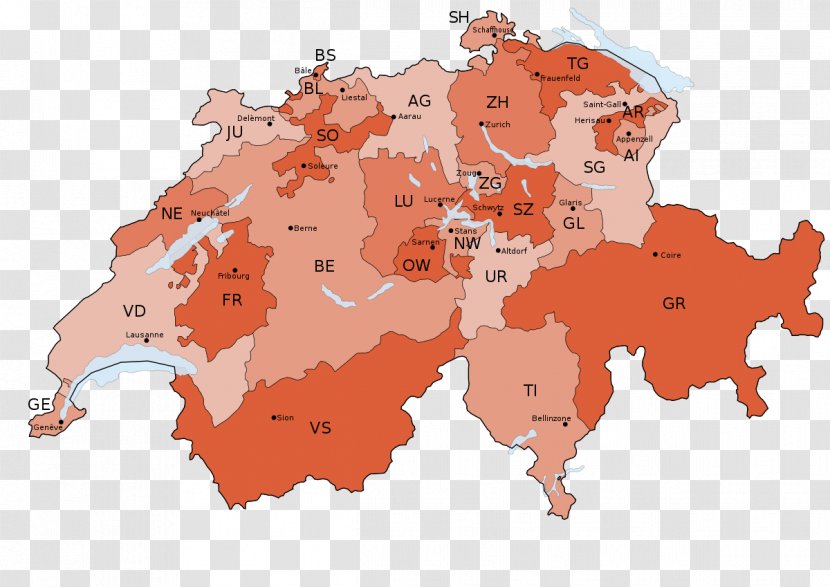Cantons Of Switzerland Appenzell Innerrhoden Geneva Ausserrhoden Canton Schwyz - Council States Transparent PNG