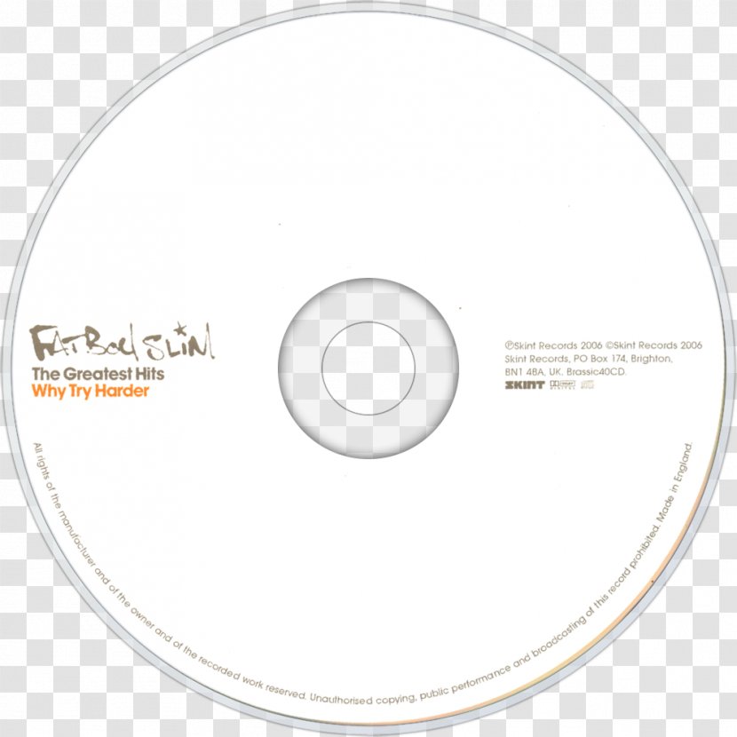 Compact Disc Brand - Fatboy Slim Transparent PNG