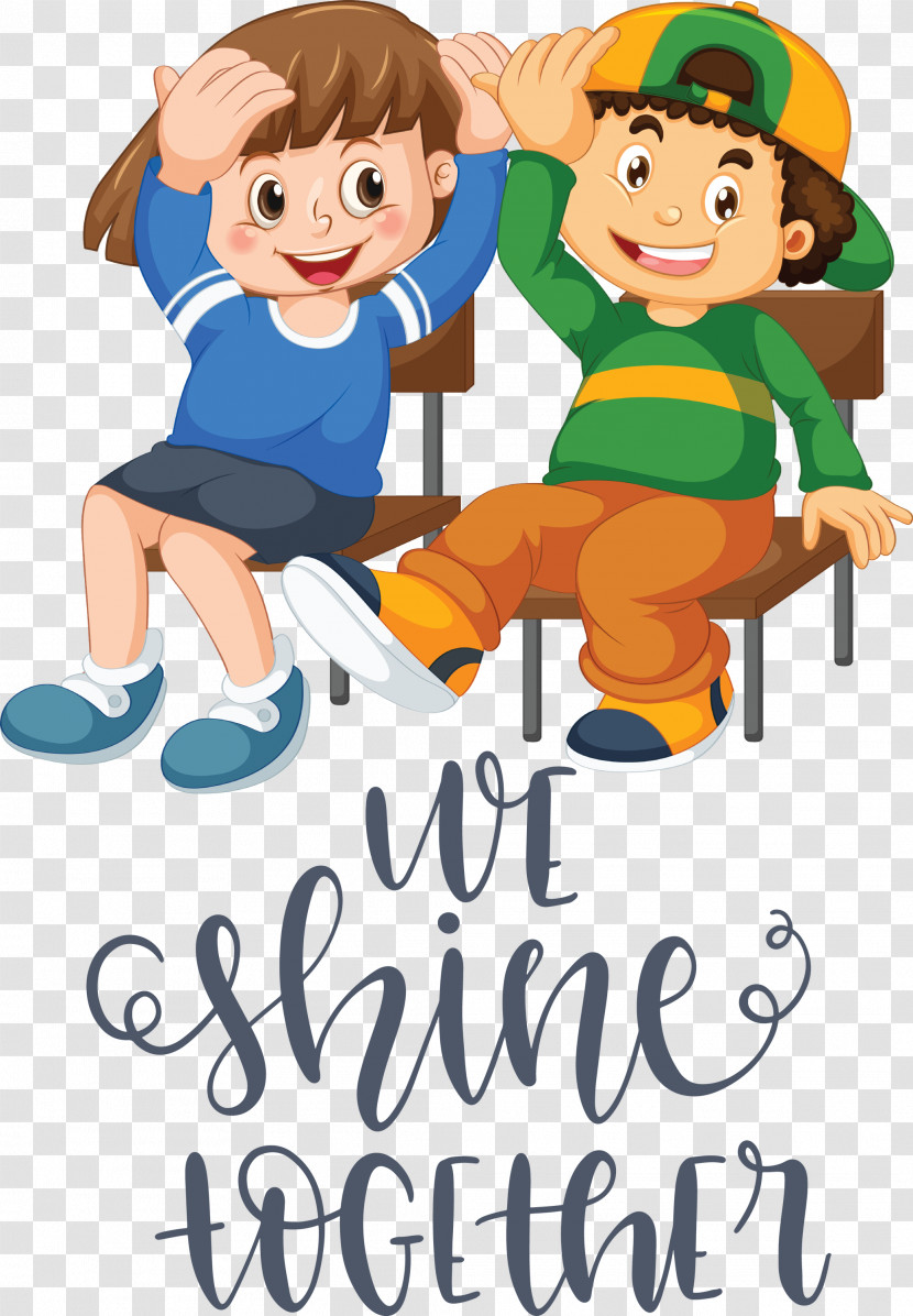 We Shine Together Transparent PNG