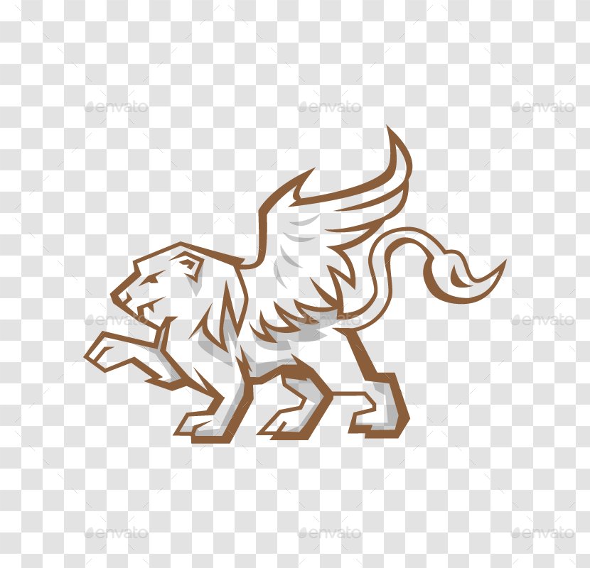 Griffin Logo Symbol - Legendary Creature Transparent PNG