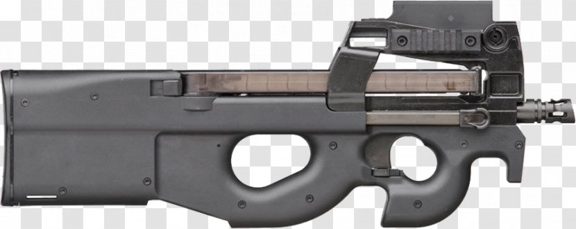FN P90 Herstal Firearm PS90 Five-seven - Watercolor - Weapon Transparent PNG