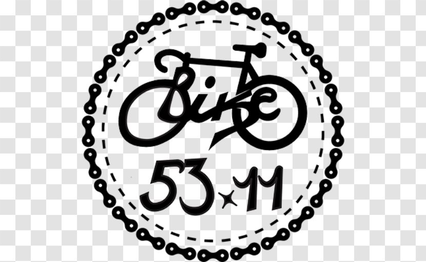 Bike 53x11 Bicycle Shop Via San Luigi Brand - Calligraphy - Mtb Logo Transparent PNG