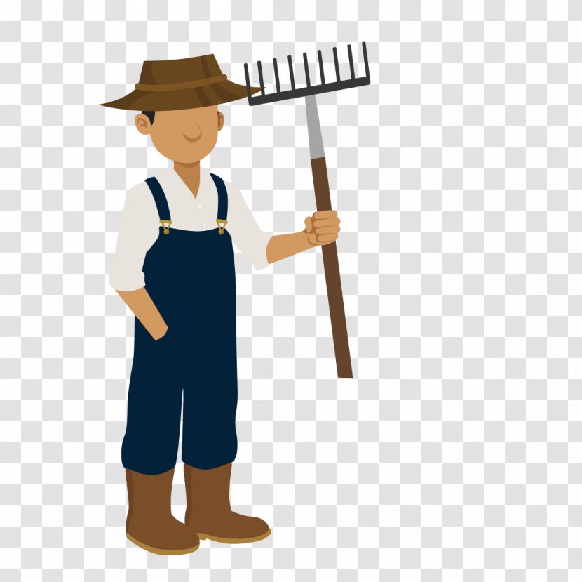 Agriculture - Profession - Vector Labor Man Transparent PNG