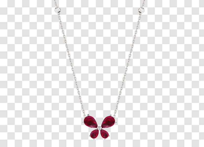 Necklace Charms & Pendants Body Jewellery Ruby - Jewelry Transparent PNG