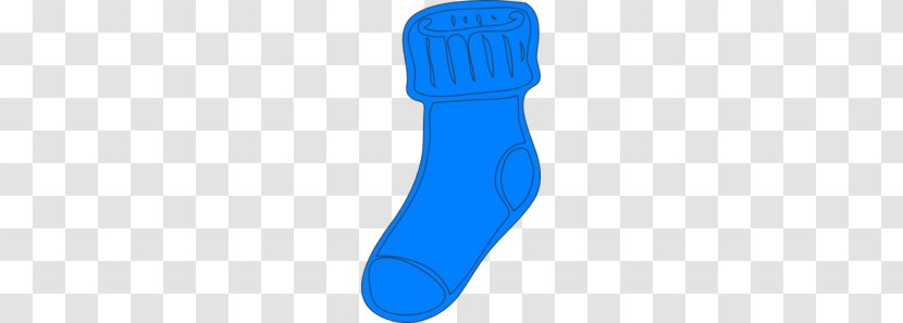 Blue Shoe Walking - Socks Cliparts Transparent PNG