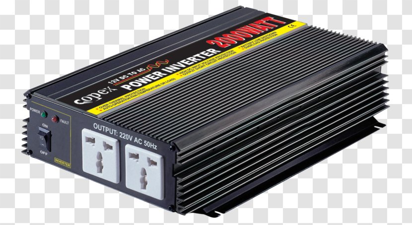 Power Inverters Solar Inverter Grid-tie Alternating Current Electronics - Electronic Device - Supply Transparent PNG