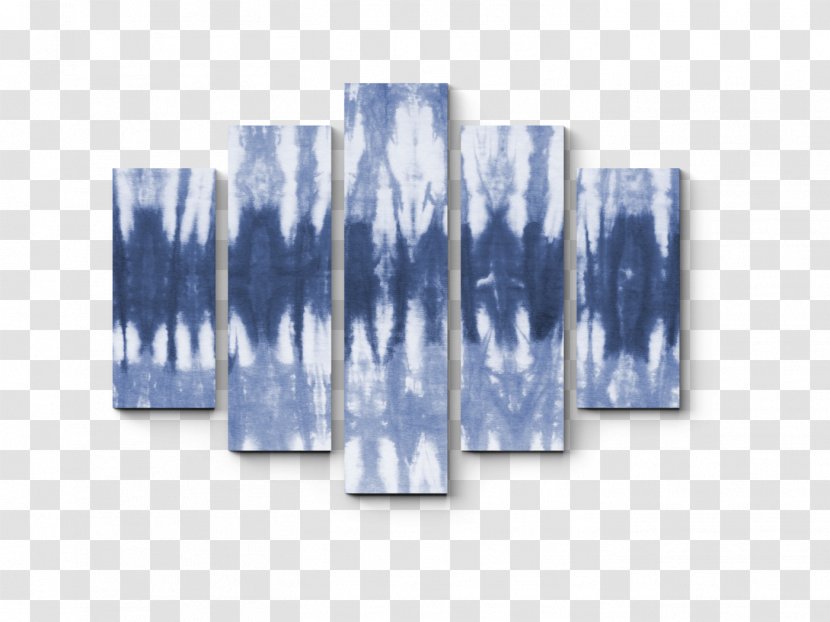 Cobalt Blue Plastic - TIE DYE Transparent PNG