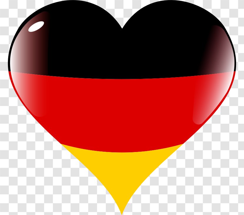 Germany Heart Clip Art Transparent PNG