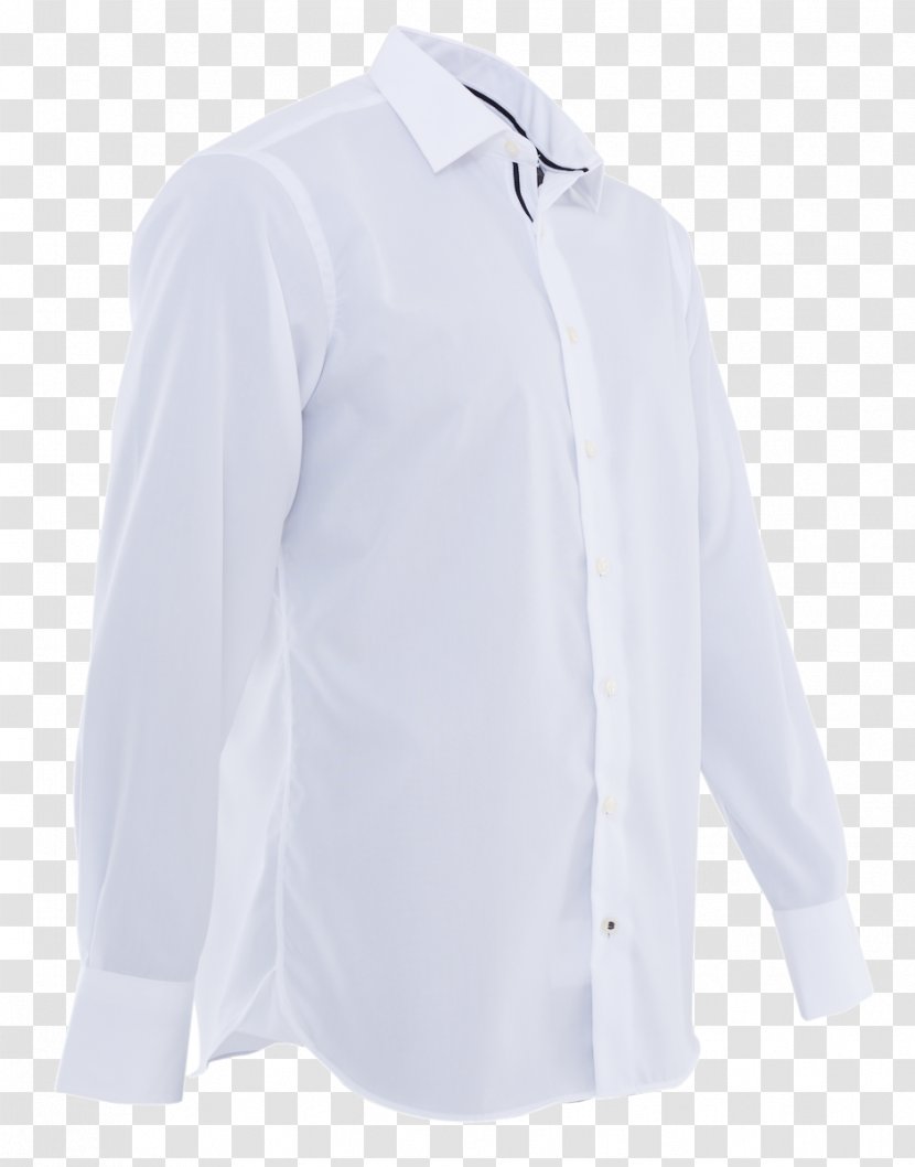 Blouse T-shirt Button Collar - White - Wise Man Transparent PNG
