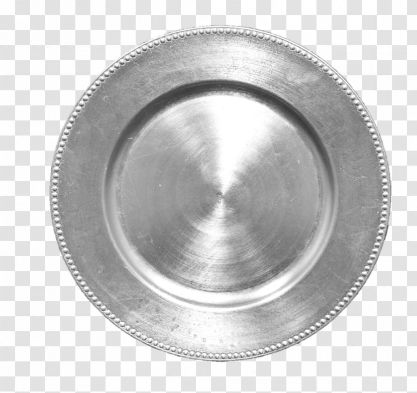 Silver Charger Plate Plastic Glass - Hardware Transparent PNG