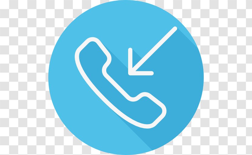 Telephone Call File Format - Blue - Incoming Transparent PNG
